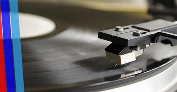 image of a record player